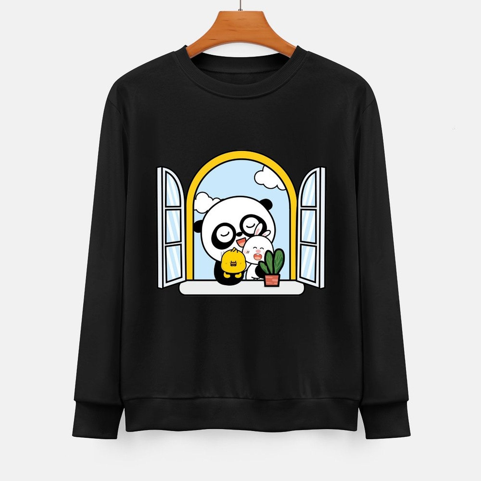 Front Patterned Long Sleeve TopChill Long Lasting